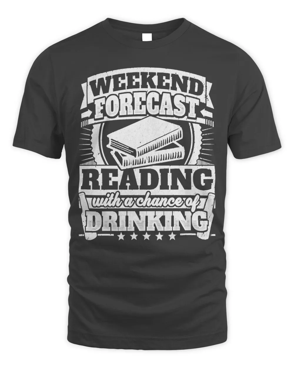 Book Reader Weekend Forecast Reading Drinking Tee 446 Reading Library