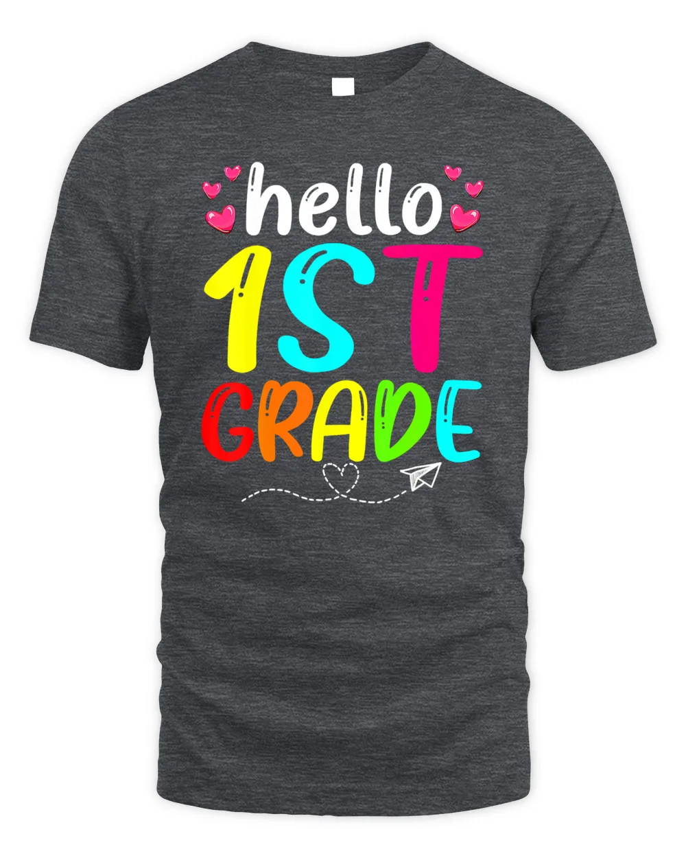 Cute Hello 1st Grade Back To School First Day Of School T-Shirt