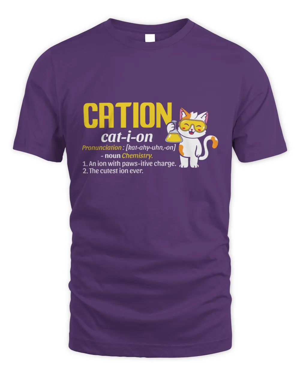 Cation Cute Science Cat Pawsitive