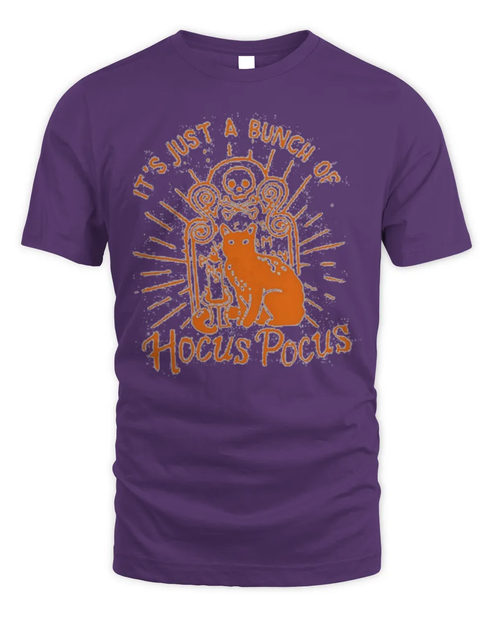 It’s Just A Bunch Of Hocus Pocus Halloween Cat T-Shirt
