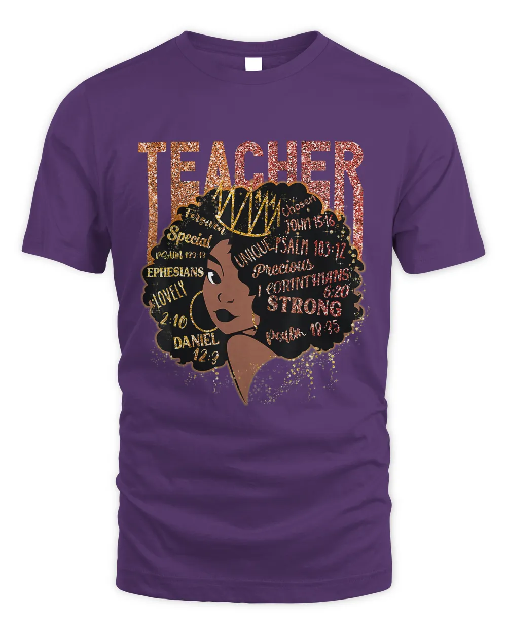 Black Woman Teacher Afro Shirt Black History Month Melanin 1