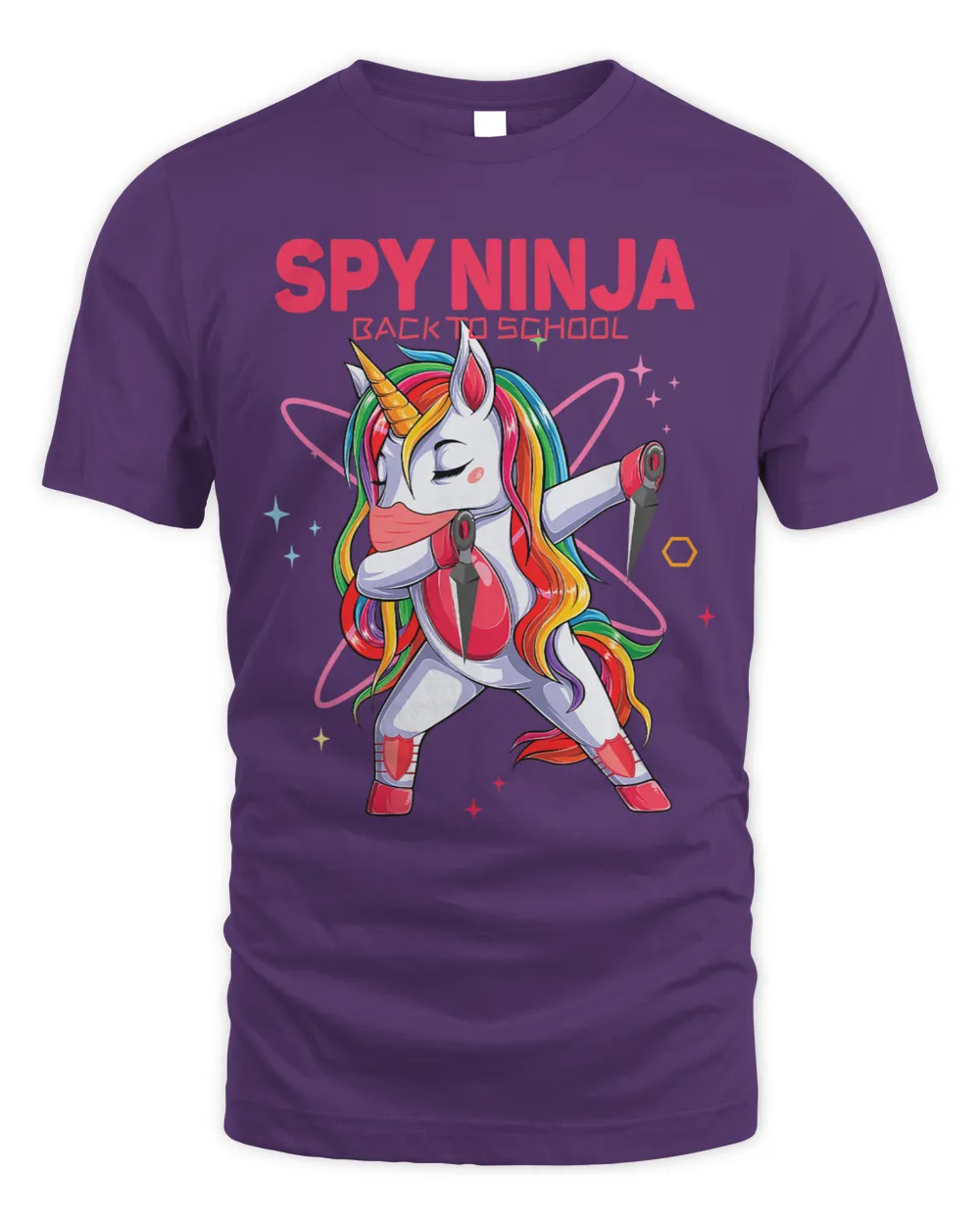 Back To School Ninja First Day Cool Gaming Spy Unicorn Kids