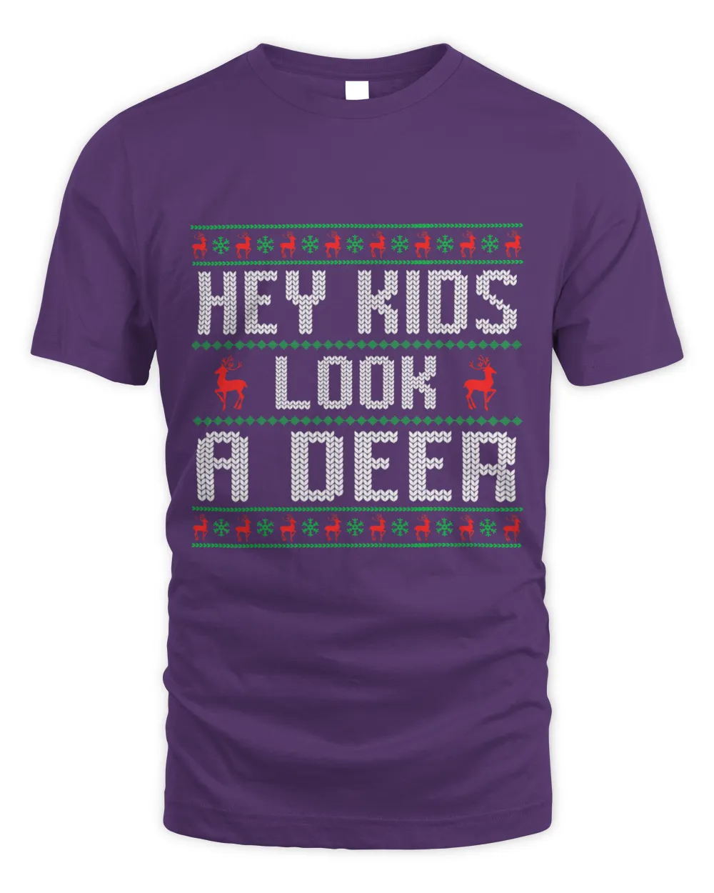 Christmas Saying Quote Hey Kids Look A Deer