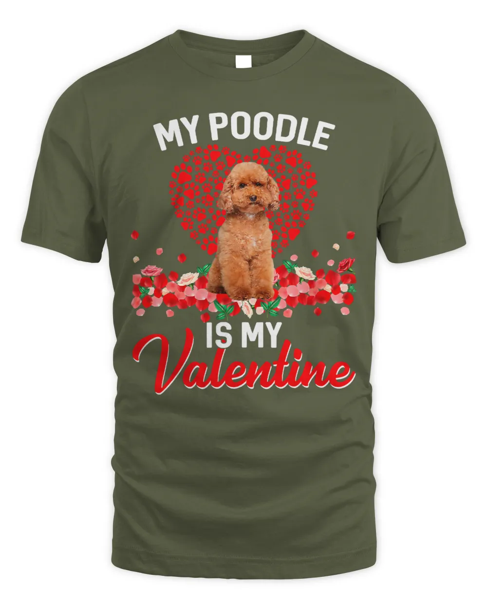 Funny Poodles My Poodle Is My Valentine Dog Puppy Lover 114 Poodle dog