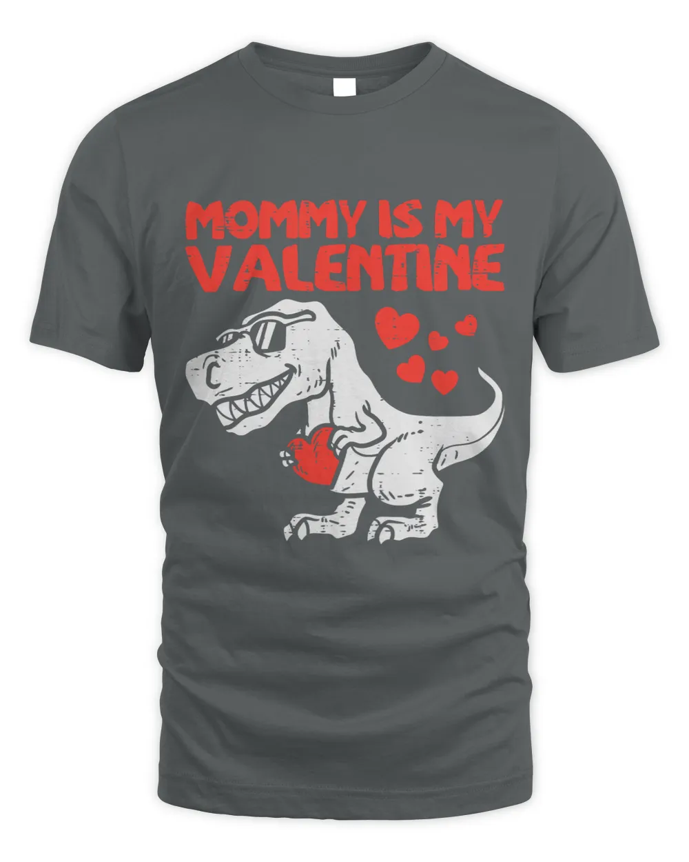 Dinosaur Dino Kids Mommy Is My Valentine Trex Heart Cute Dinosaur Boys Gift