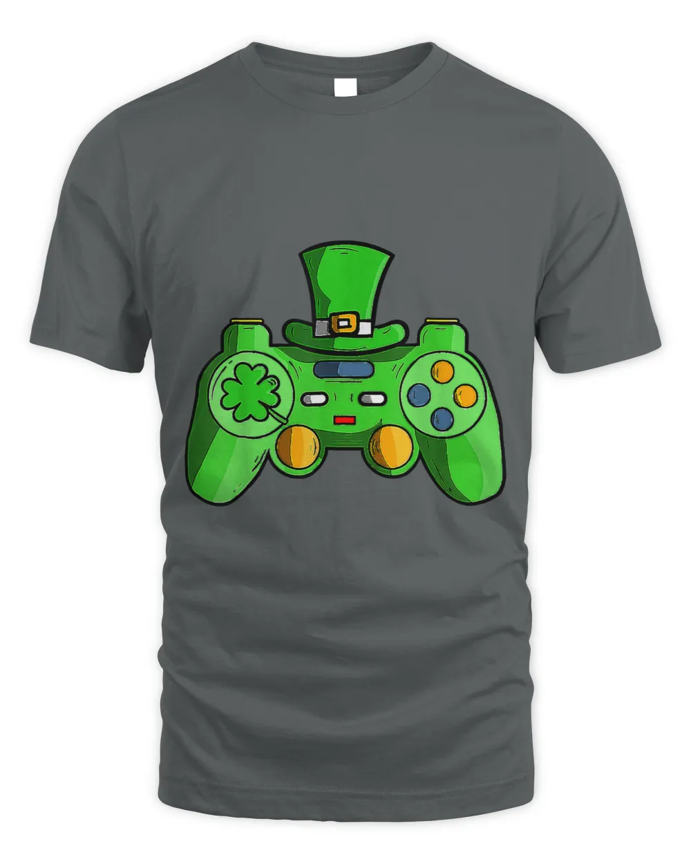 Video Game Gaming Shamrock Irish St Patricks Day Gamer Boys T-Shirt