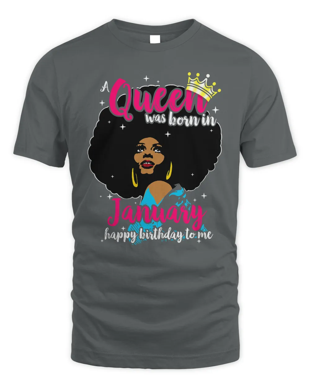 Afro Crown A Queen Was Born In January Happy Birthday To Me