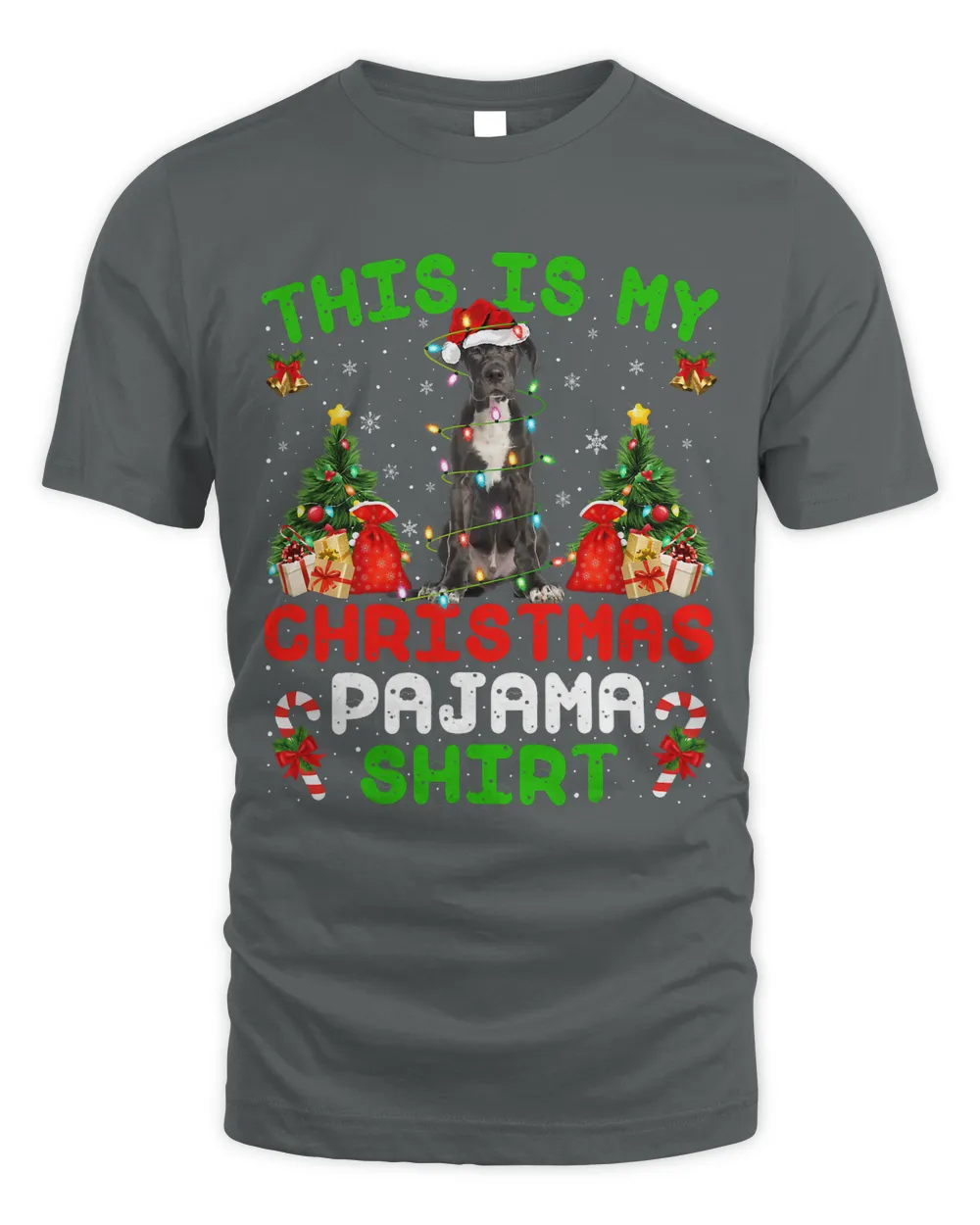 This Is My Christmas Pajama Great Dane Dog Christmas 242