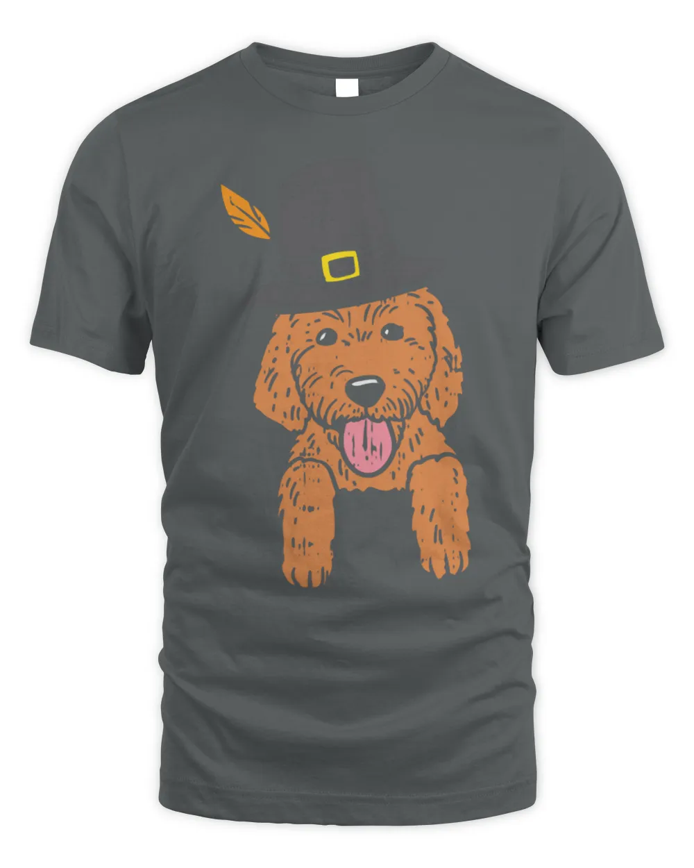 Pocket Pilgrim Goldendoodle Dog Lover Cute Thanksgiving Gift Long Sleeve T-Shirt