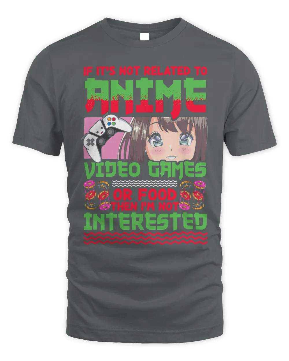 Anime Video Games Food Donut Japan Anime Gamer Otaku