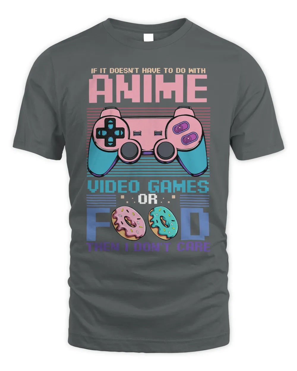 Anime Video Games Food Lover Japanese Fan Nerd Geek Gaming 3