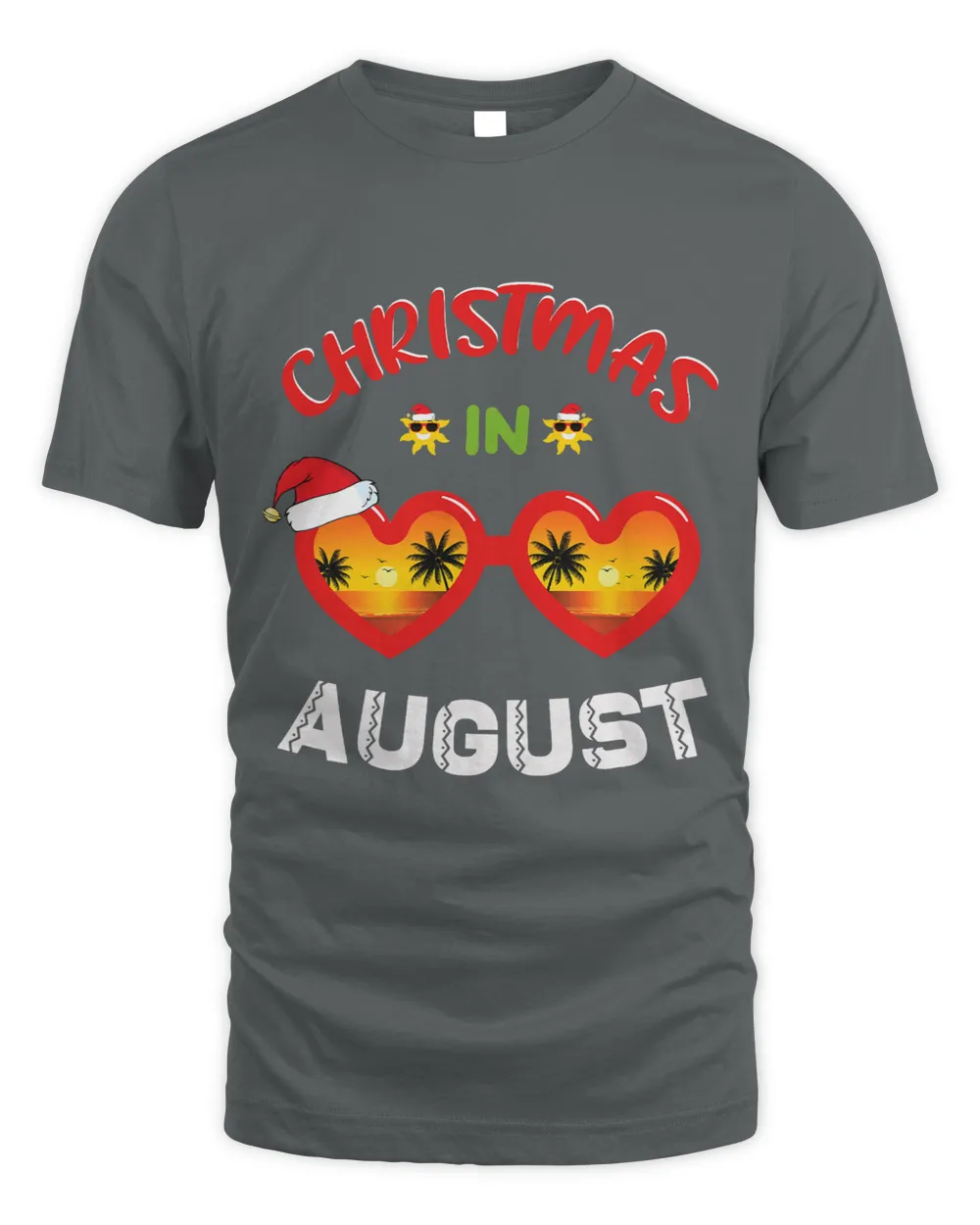 Sunglasse Christmas In August Summer Vacation xmas in August