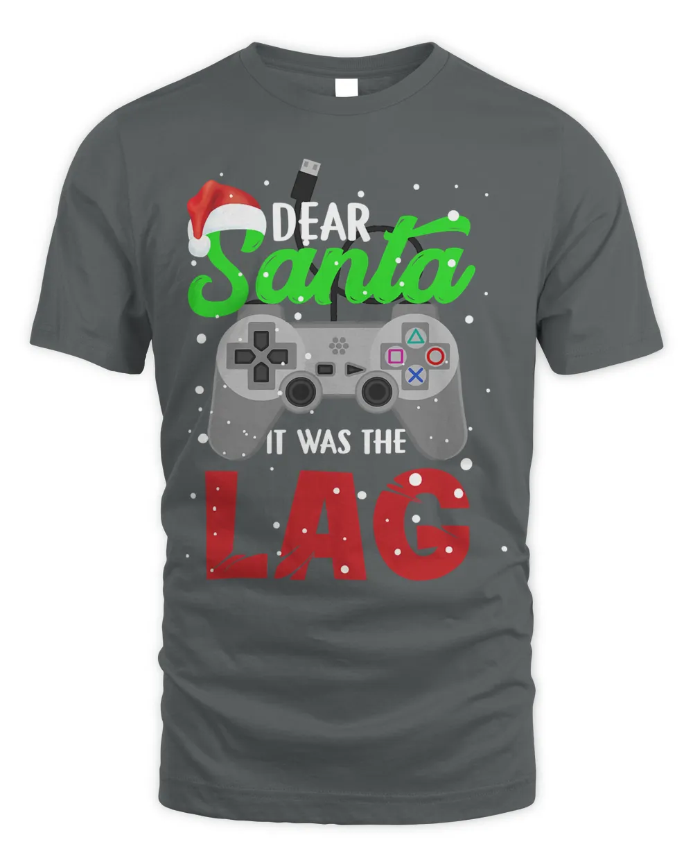 Dear Santa It Was The Lag Video Game Christmas Gamer 163