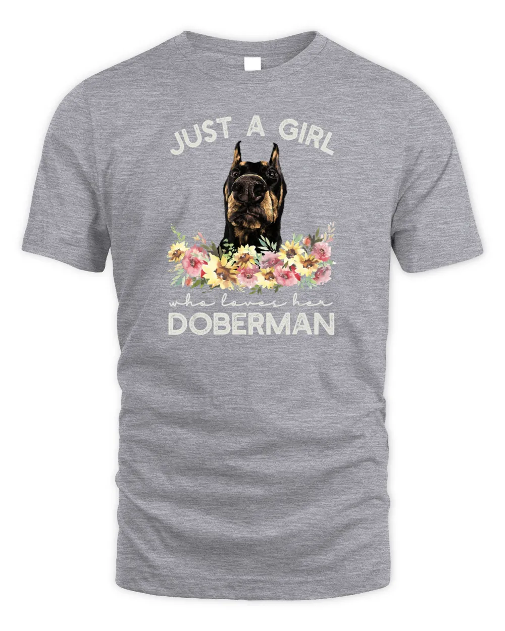 Doberman Pinscher Shirt Women Girl