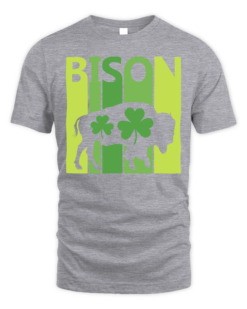 Lucky Bison St Patrick's Day T-Shirt Irish Gift
