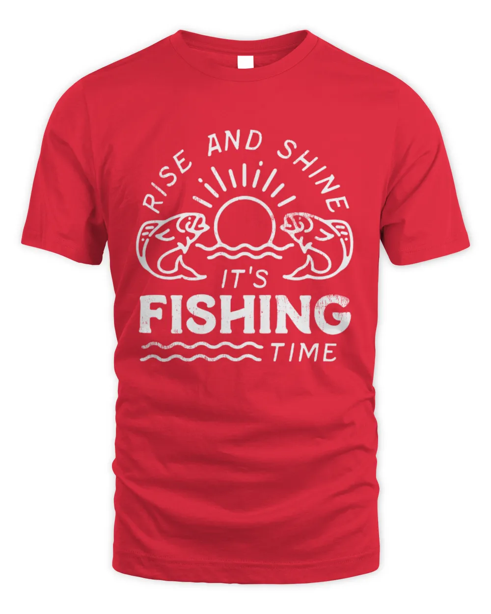 It's Fishing Time, Mens Fishing T shirt, Funny Fishing Shirt, Fishing Graphic Tee, Fisherman Gifts, Present For Fisherman, Rise And Shine
