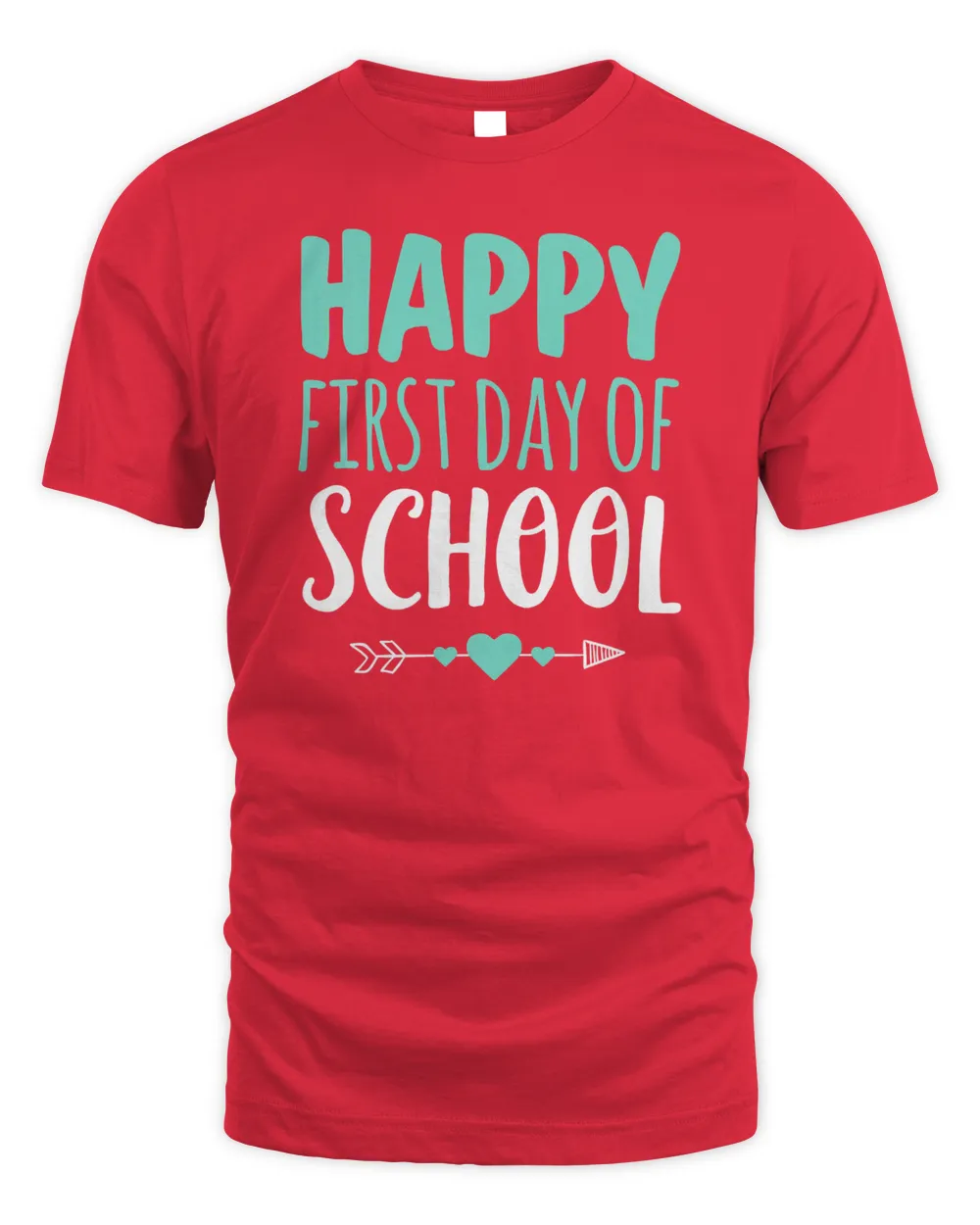 Happy First Day Of School T Shirt Teacher Student Arrow Cute T-Shirt