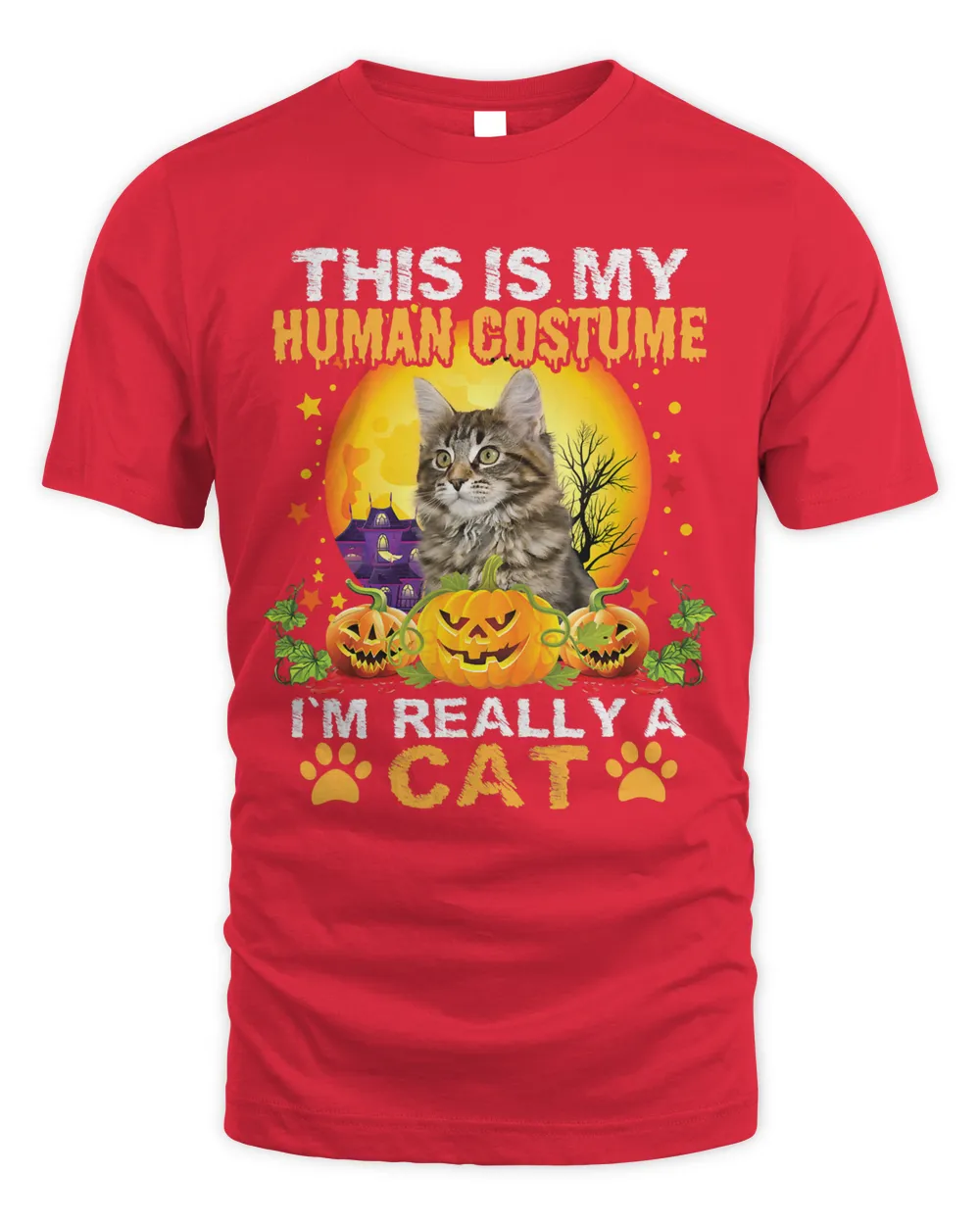 This Is My Human Costume Im Really A Cat Maine Coon