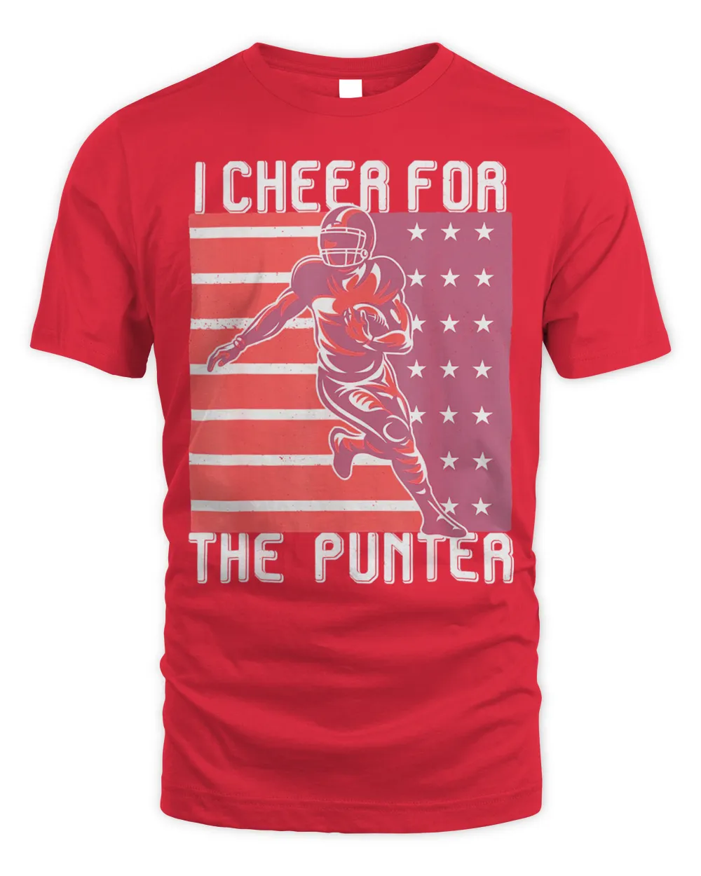 I cheer For The Punter Us Flag Shirt