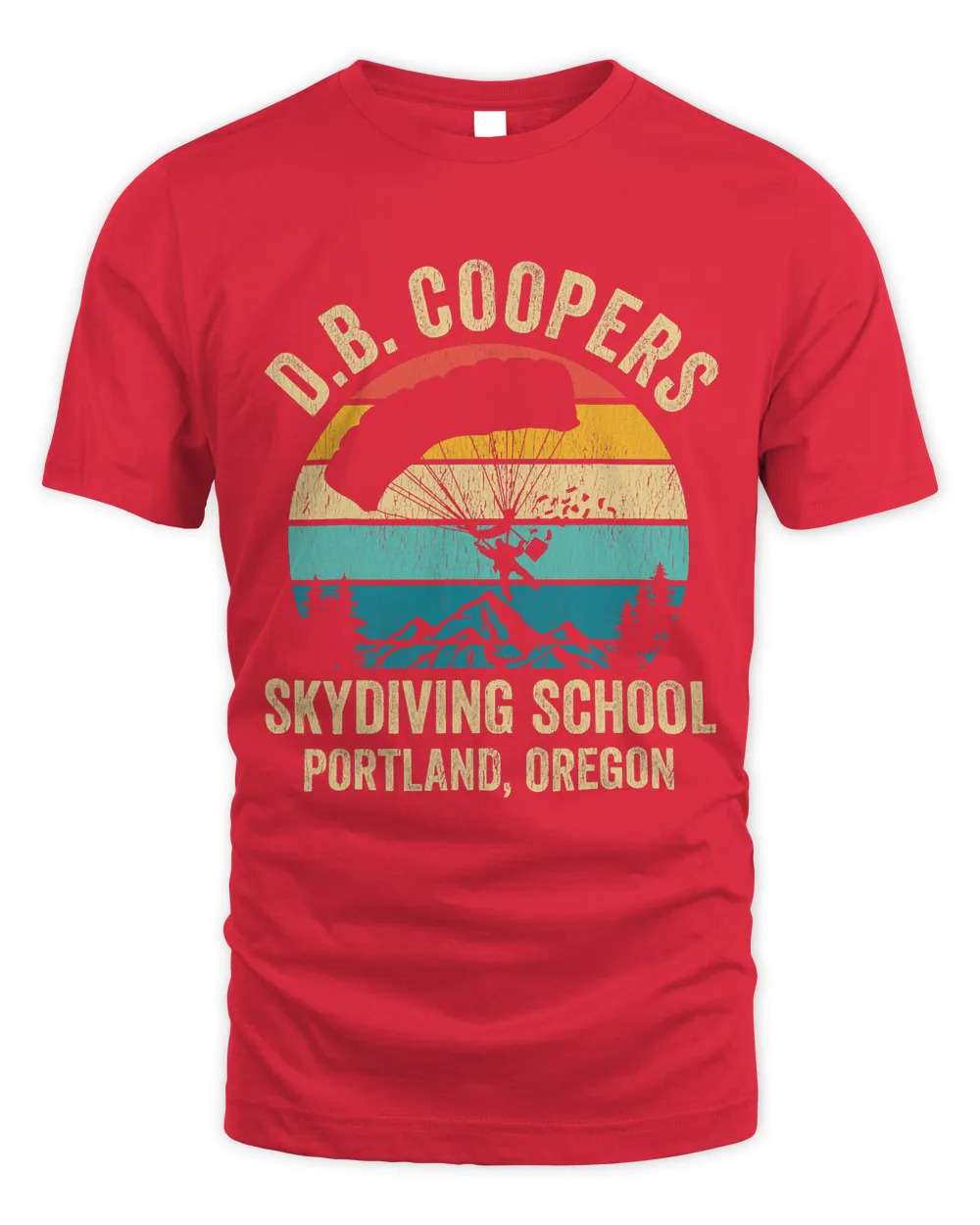 D. B. Coopers Skydiving School Portland Oregon Funny Vintage