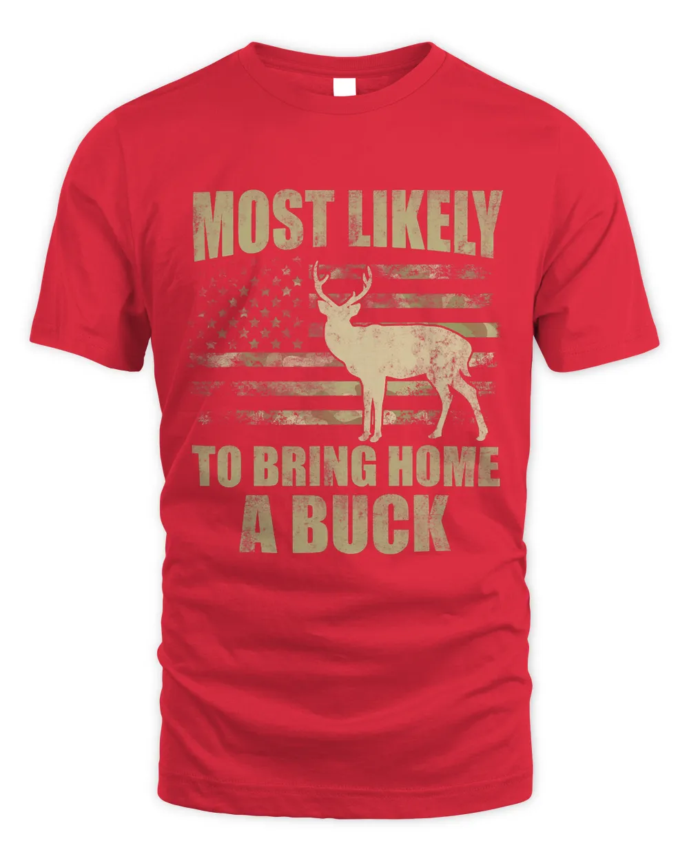 Hunting Camo US Flag Deer Elk Buck Camouflage Funny Hunter 264