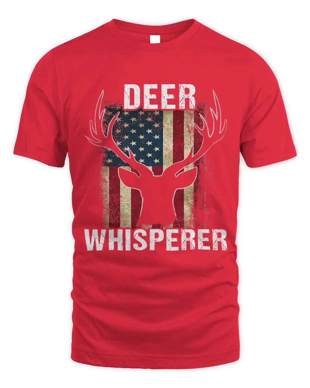 Deer Whisperer American Flag Deer Lover Hunting Dad