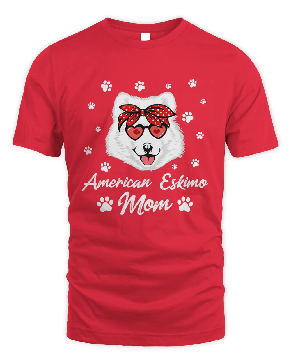 Girls Women Mom American Eskimo Dog Lover Gift