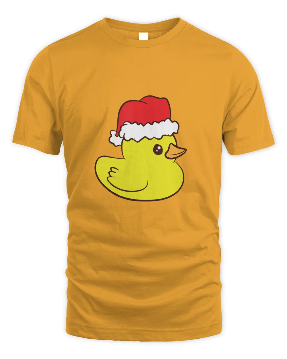 Funny Christmas Rubber Duck With Santa Hat Love Ru