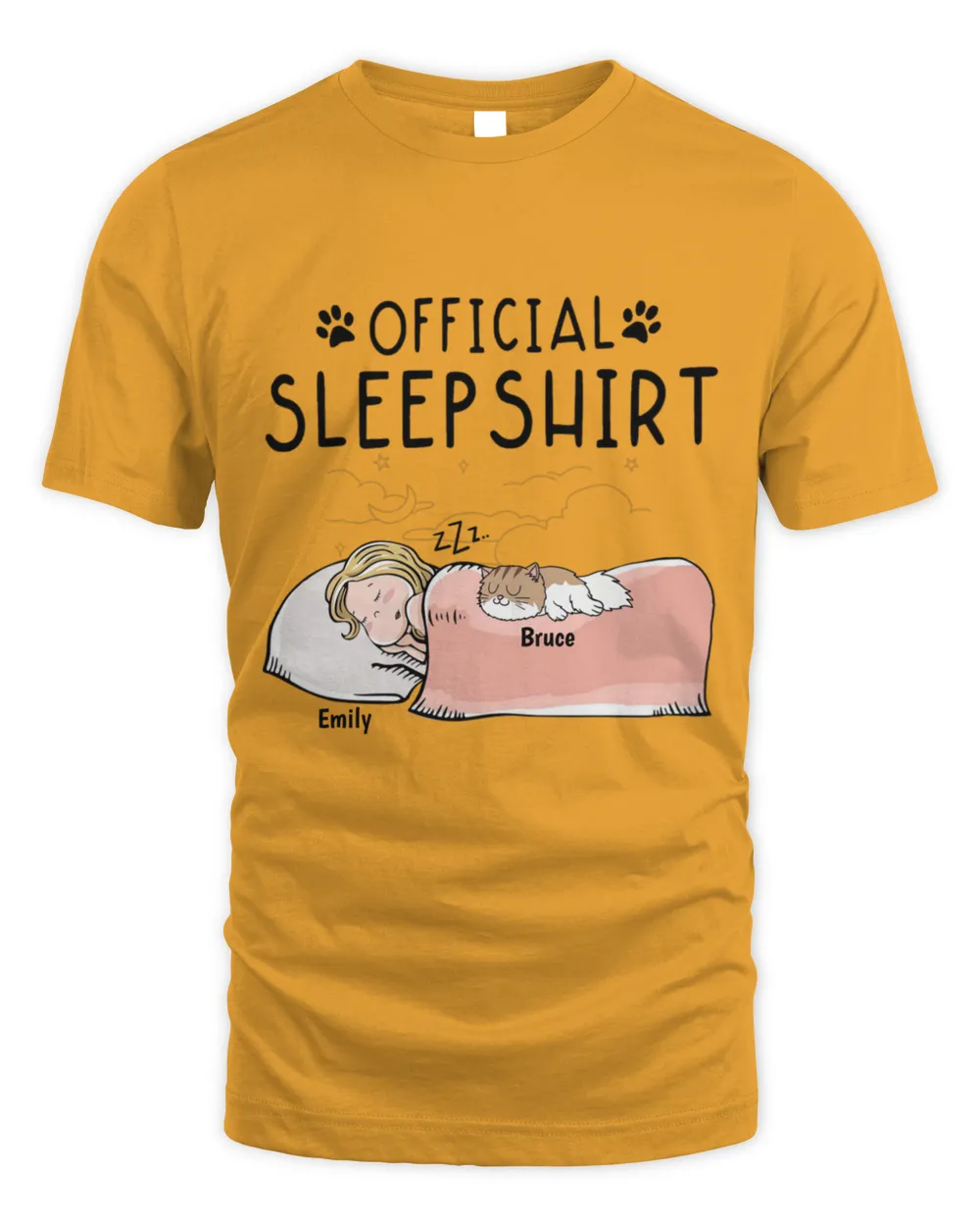 Official Sleep Shirt - Dog Cat Personalized QTCAT310123PET3