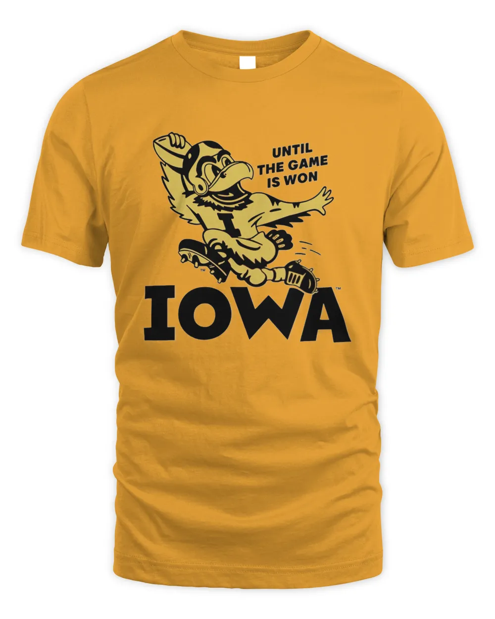 Iowa Hawkeyes until the game is won shirt