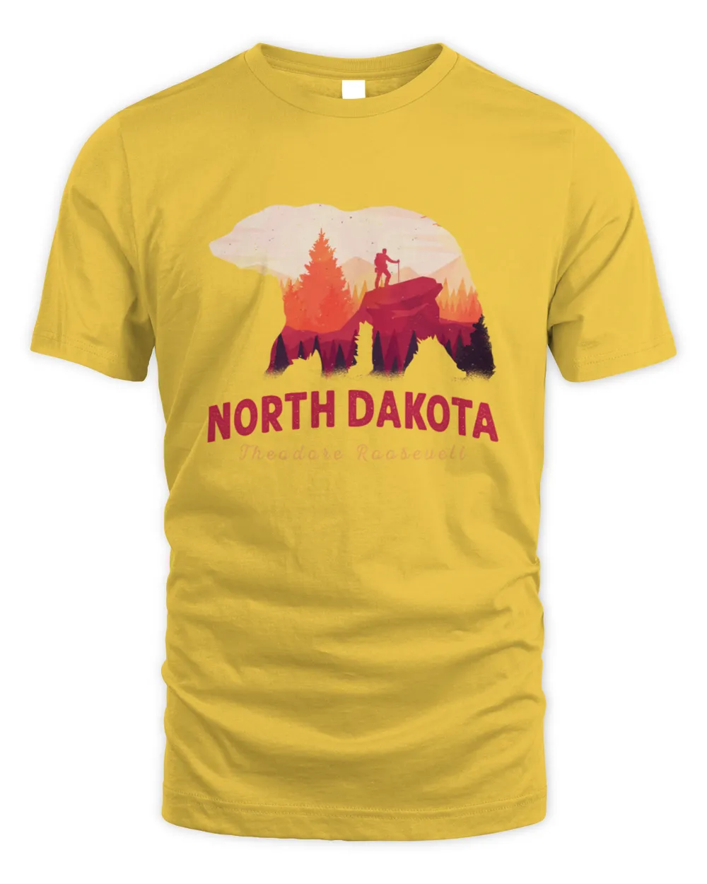 Vintage Theodore Roosevelt National Park North Dakota1296 T-Shirt