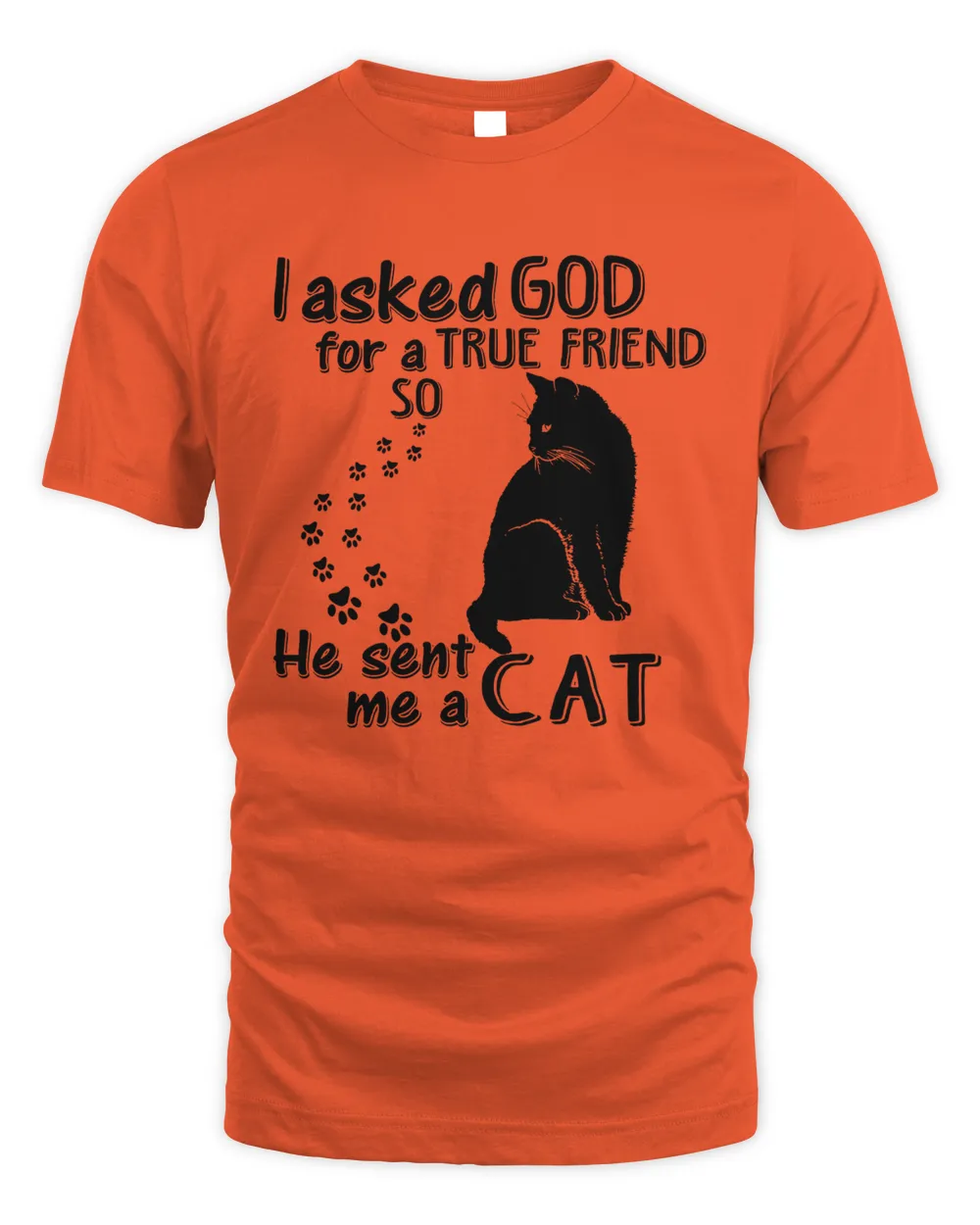 I asked god for a true friend he sent me a cat