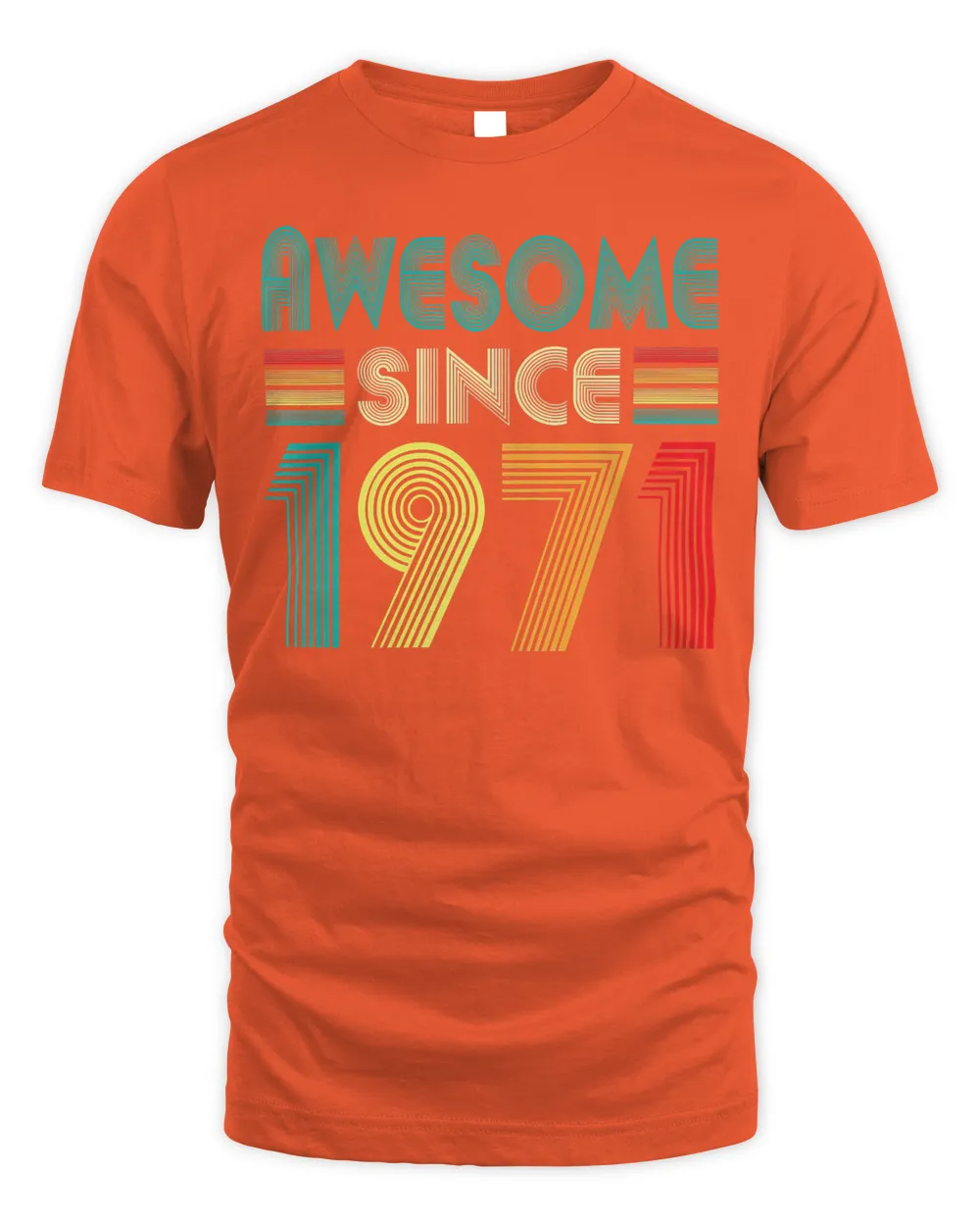 Awesome Since 1971 51st Birthday Gifts 51 Years Old Vintage T-Shirt