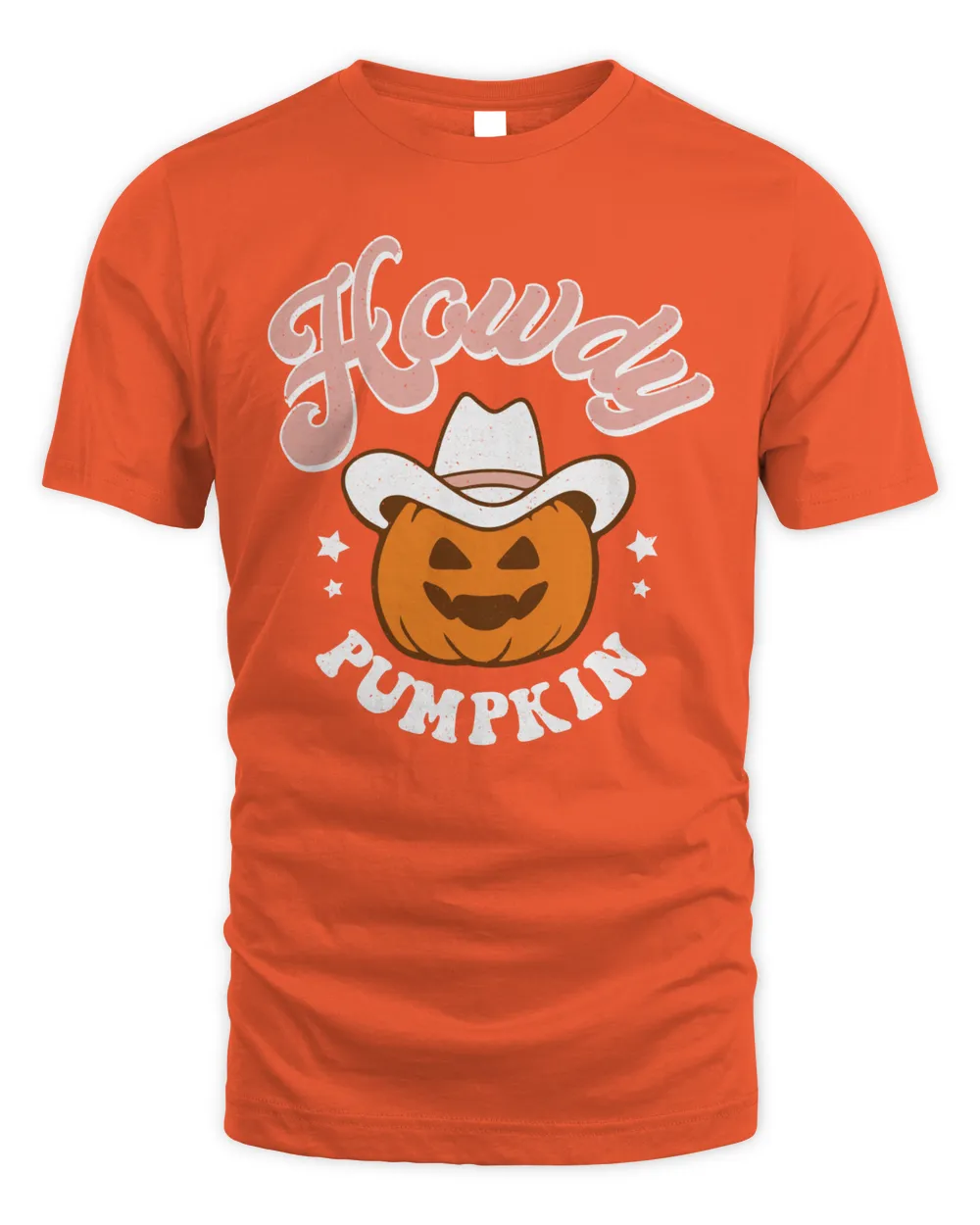 Retro Howdy Pumpkin Western