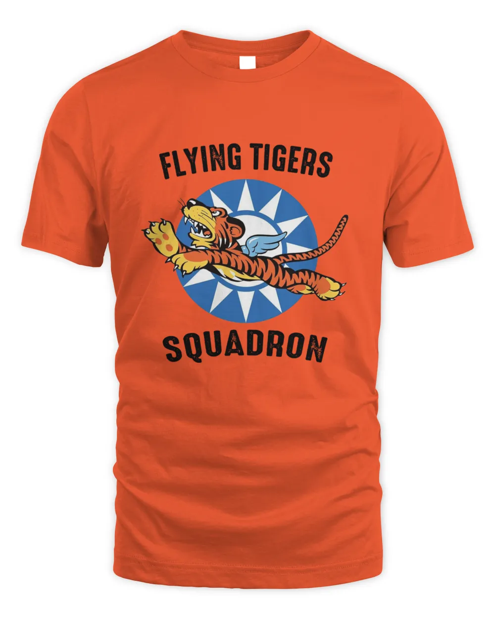 Vintage Style Design Featuring US Army Air Corps Flying Tigers Squadron Design T-Shirt