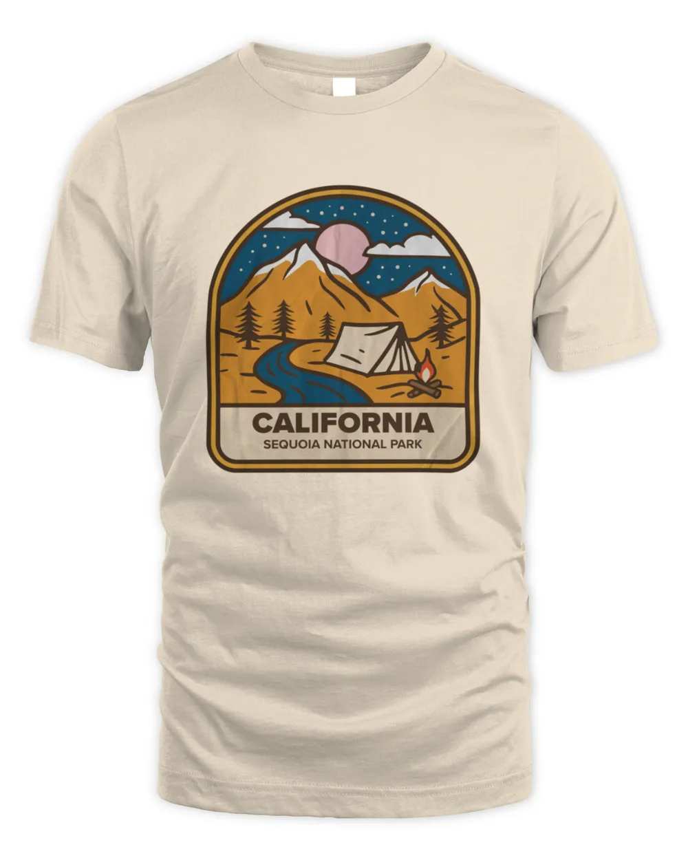 Vintage Sequoia National Park California1359 T-Shirt