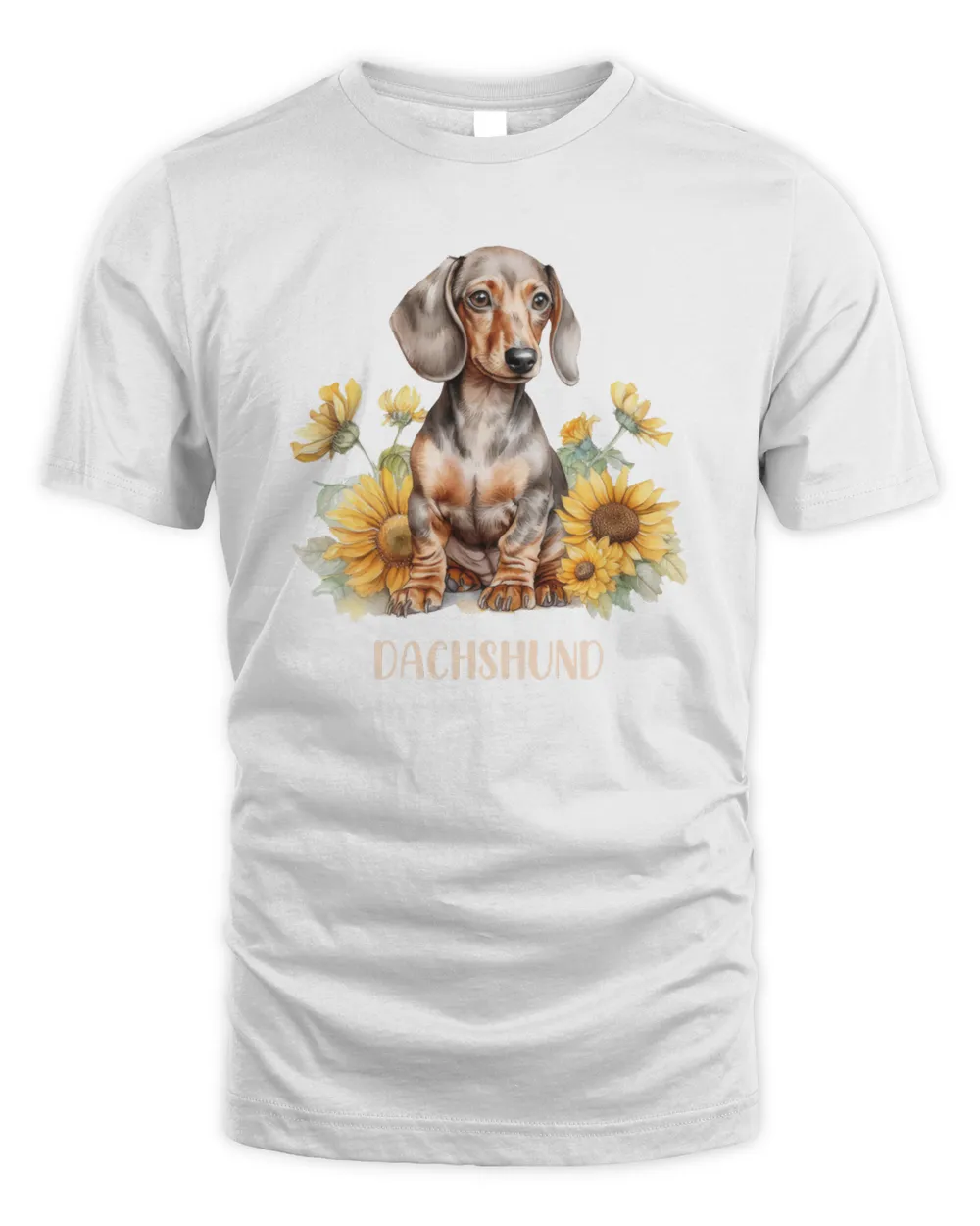 Dachshund T Shirt Unisex Standard T-Shirt white s