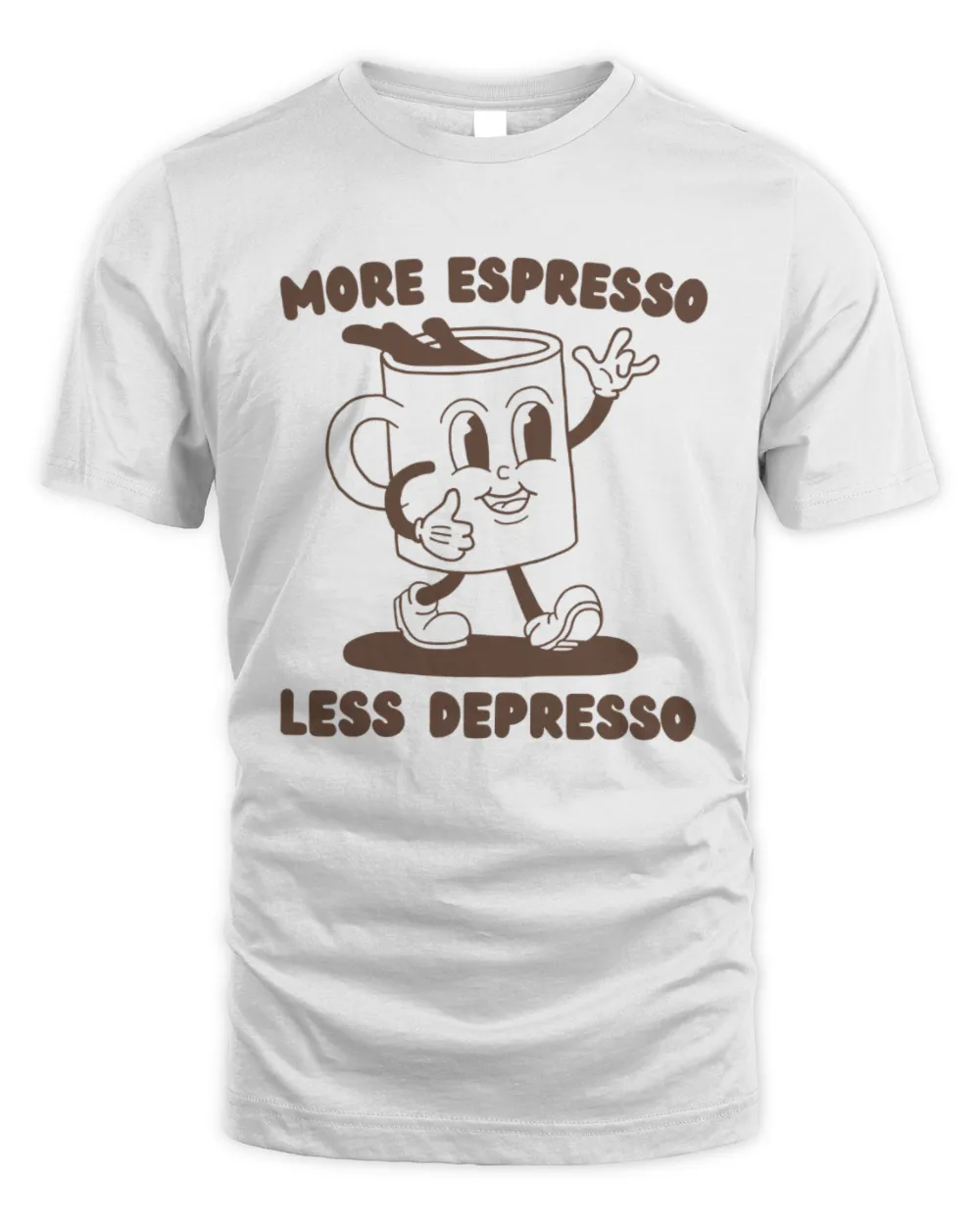 More Espresso Less Depresso Shirt, Unisex Tee, Meme T Shirt, Funny T Shirt, Vintage Drawing Shirt, Coffee Shirt Espresso Shirt, Graphic Tee