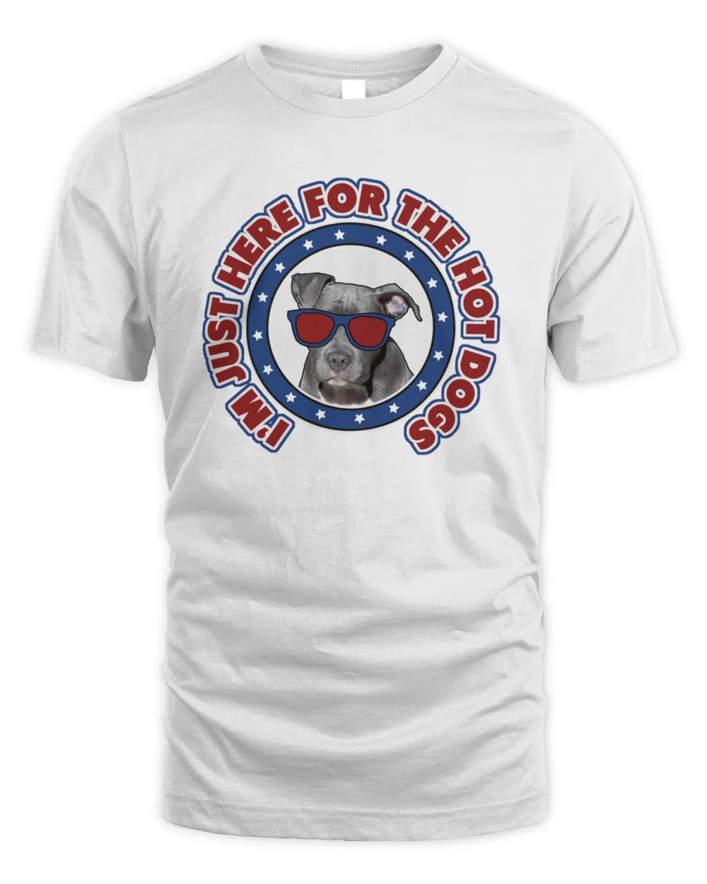 2018 July 4th Shirt Im Here for the Hot Dogs TShirt3207 T-Shirt