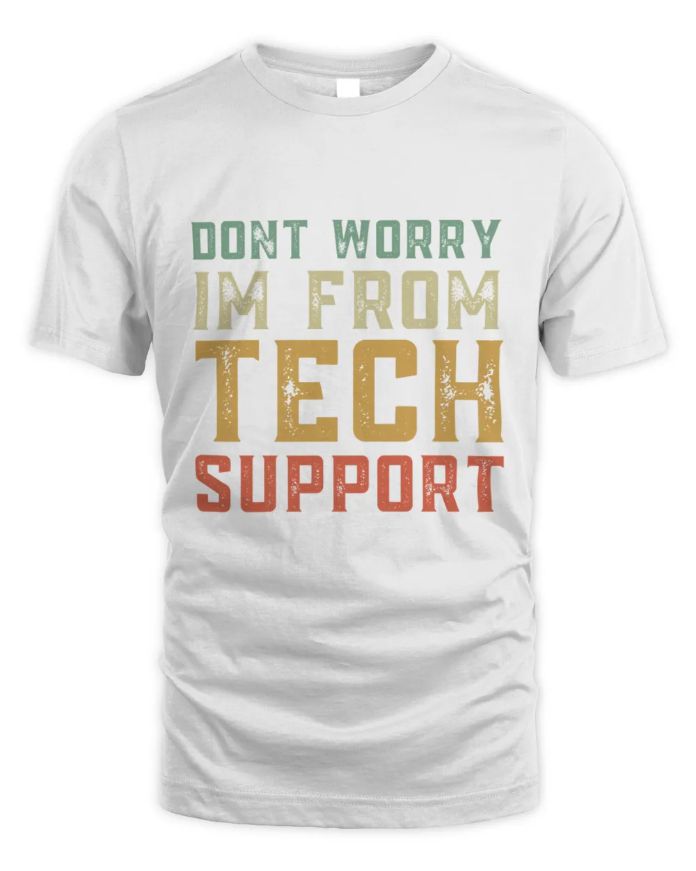 Official Dont Worry Im From Tech Support  Funny Cat 9 T-Shirt