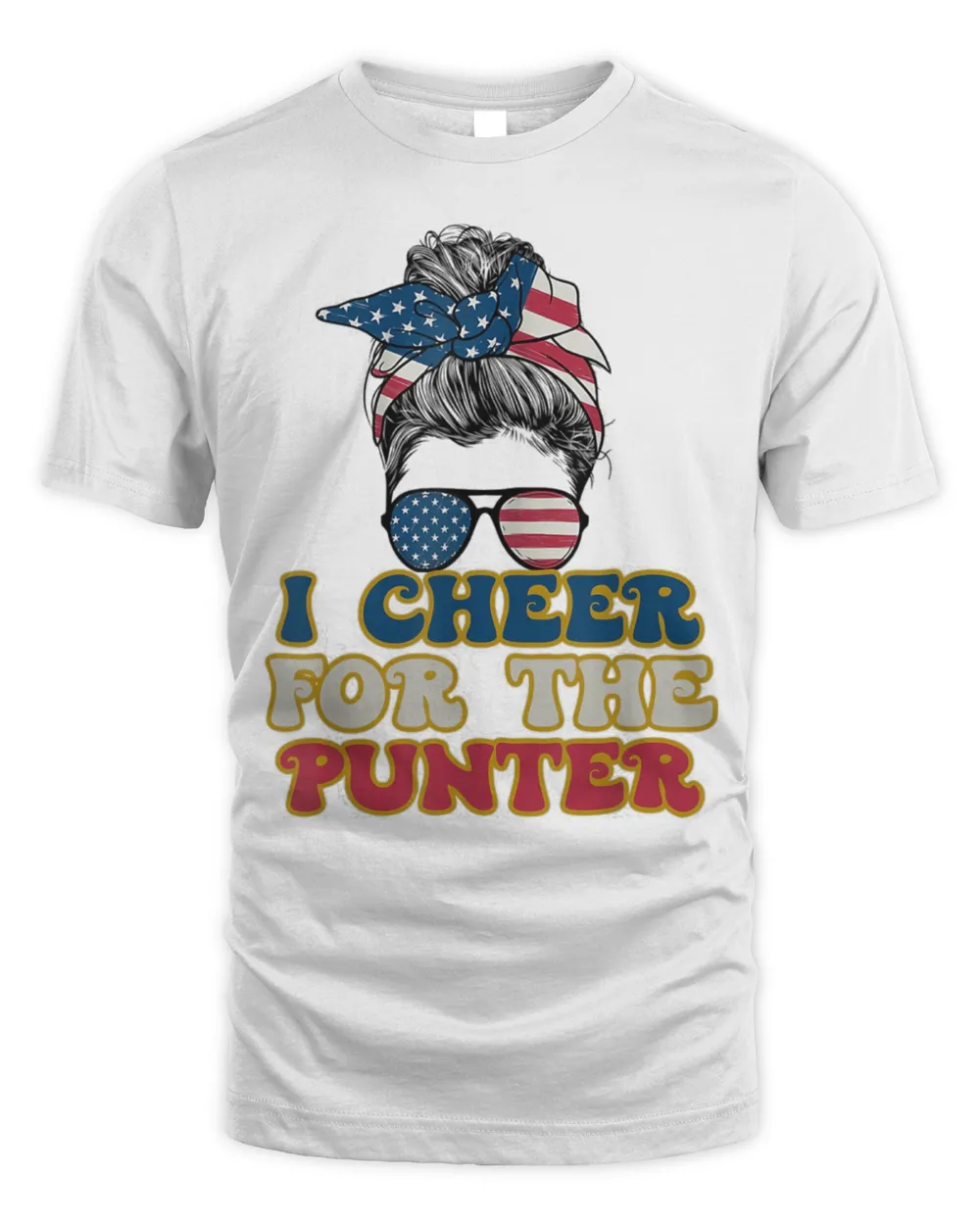 Retro I Cheer For The Punter Official T-Shirt