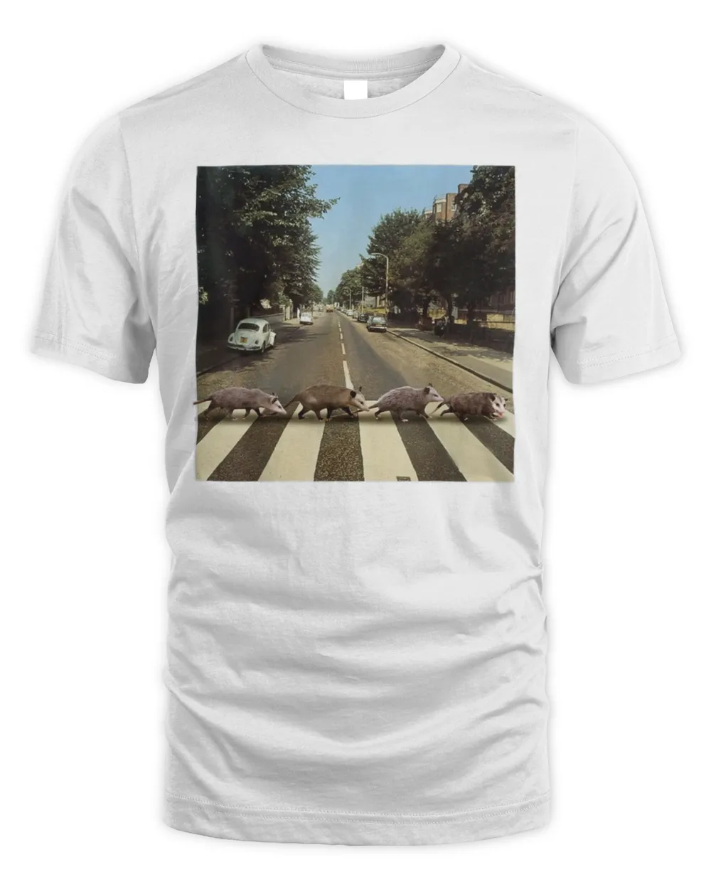 Possums Road Crossing Parody Opposum Lover Shirt