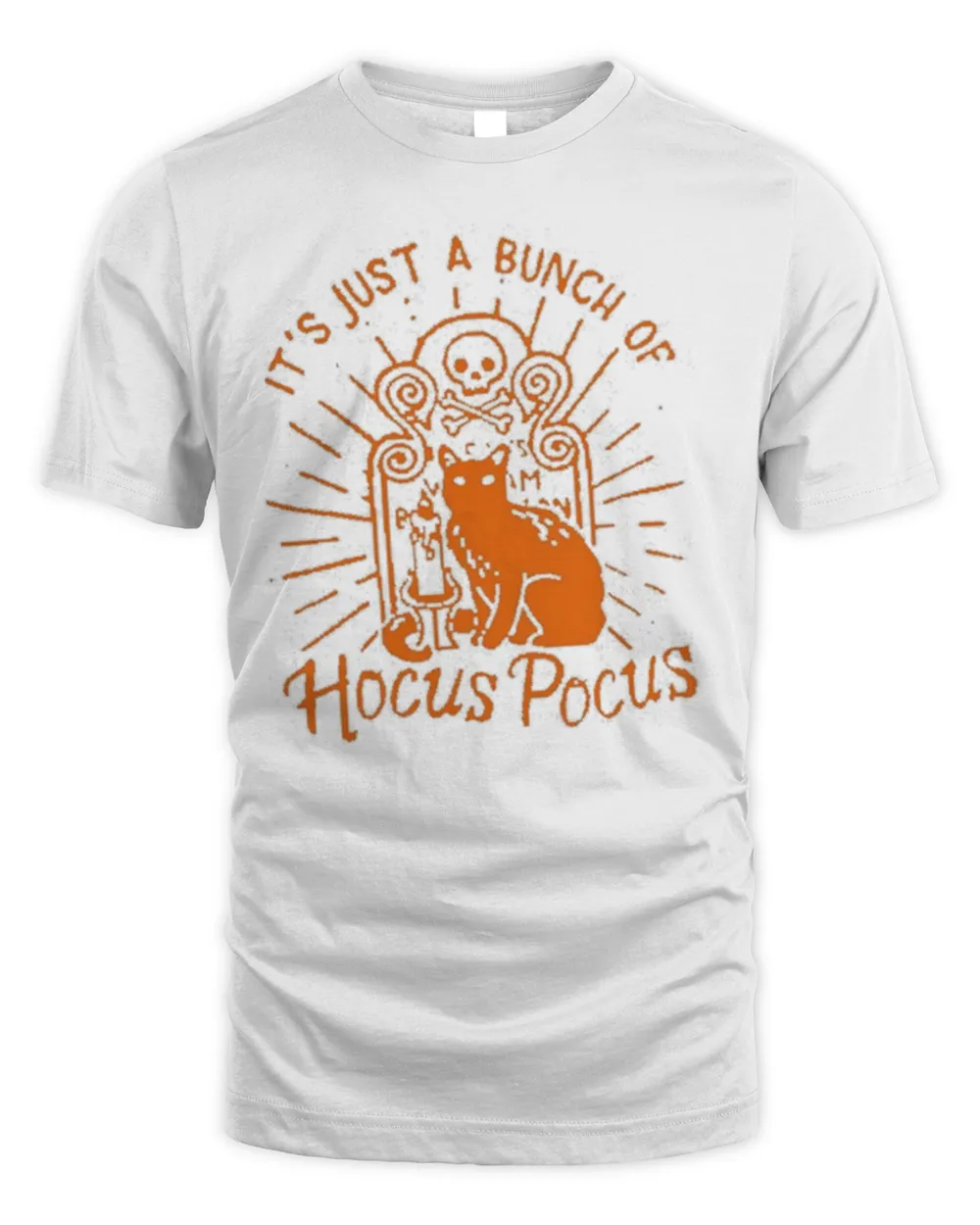 It’s Just A Bunch Of Hocus Pocus Halloween Cat T-Shirt