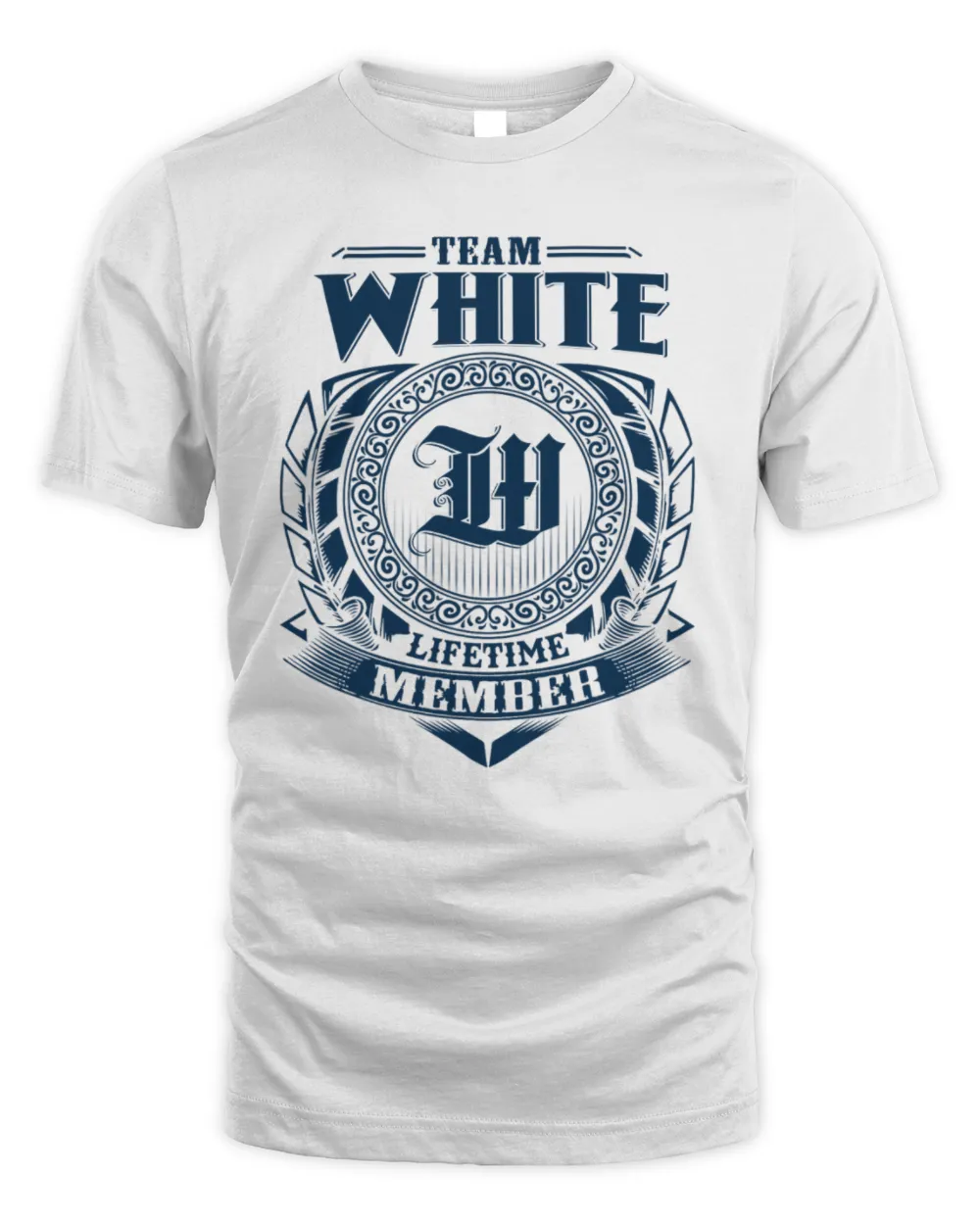Team White Lifetime Member Unisex Standard T-Shirt white s