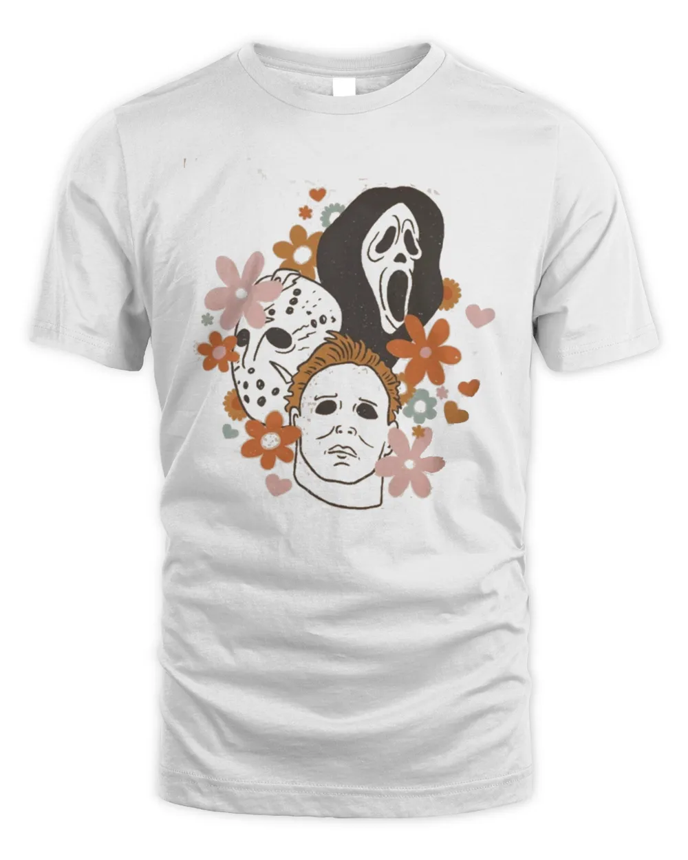Retro Vibes Horror movie Halloween Scream Jason Spooky Tee shirt