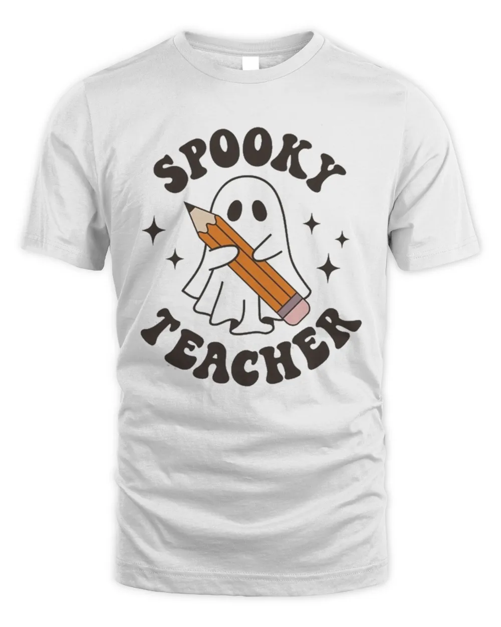 Spooky Teacher Ghost Teacher Halloween Tee Shirt