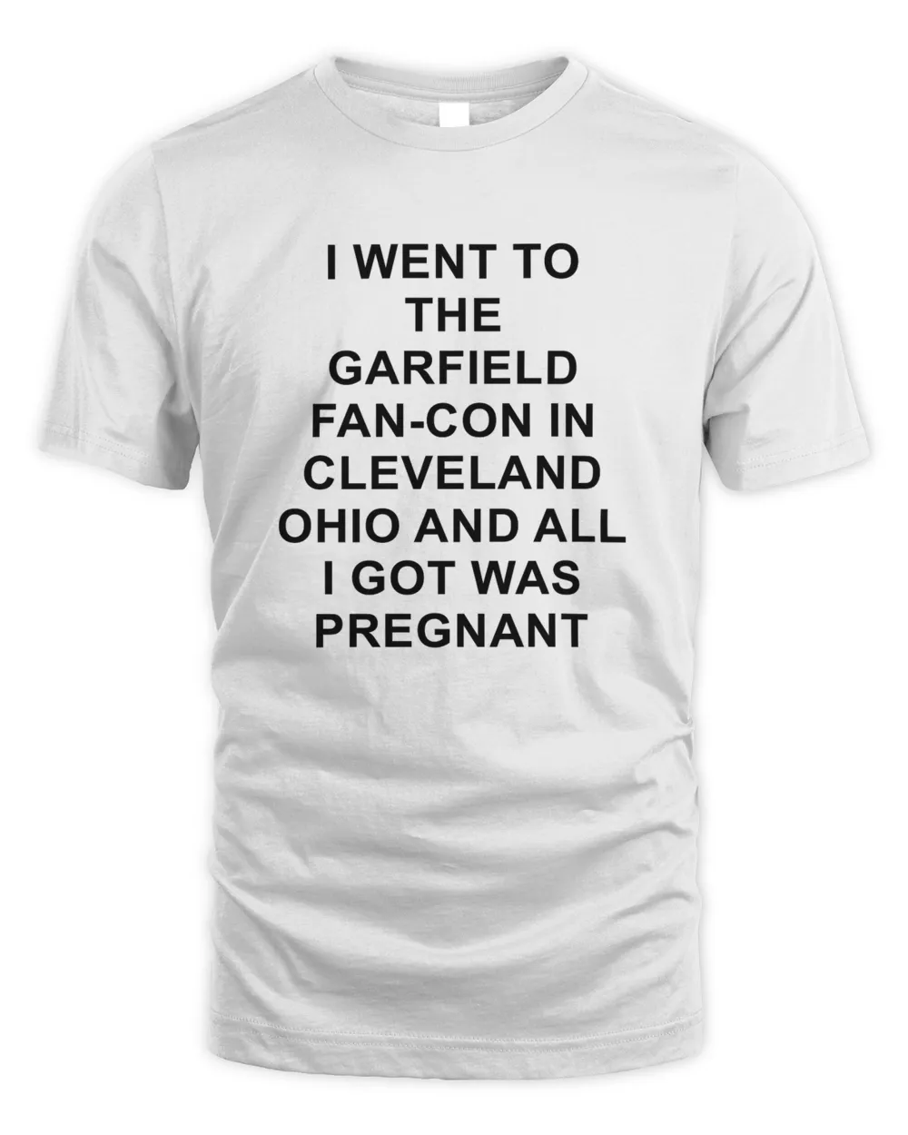 I Went To The Garfield Fan-Con In Cleveland Ohio And All I Got Was Pregnant Tee