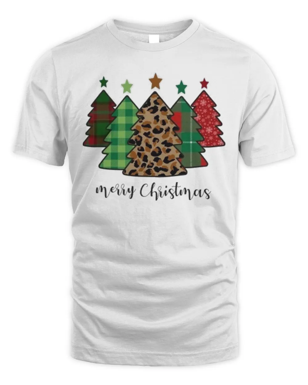 Leopard Christmas Tree T-Shirt