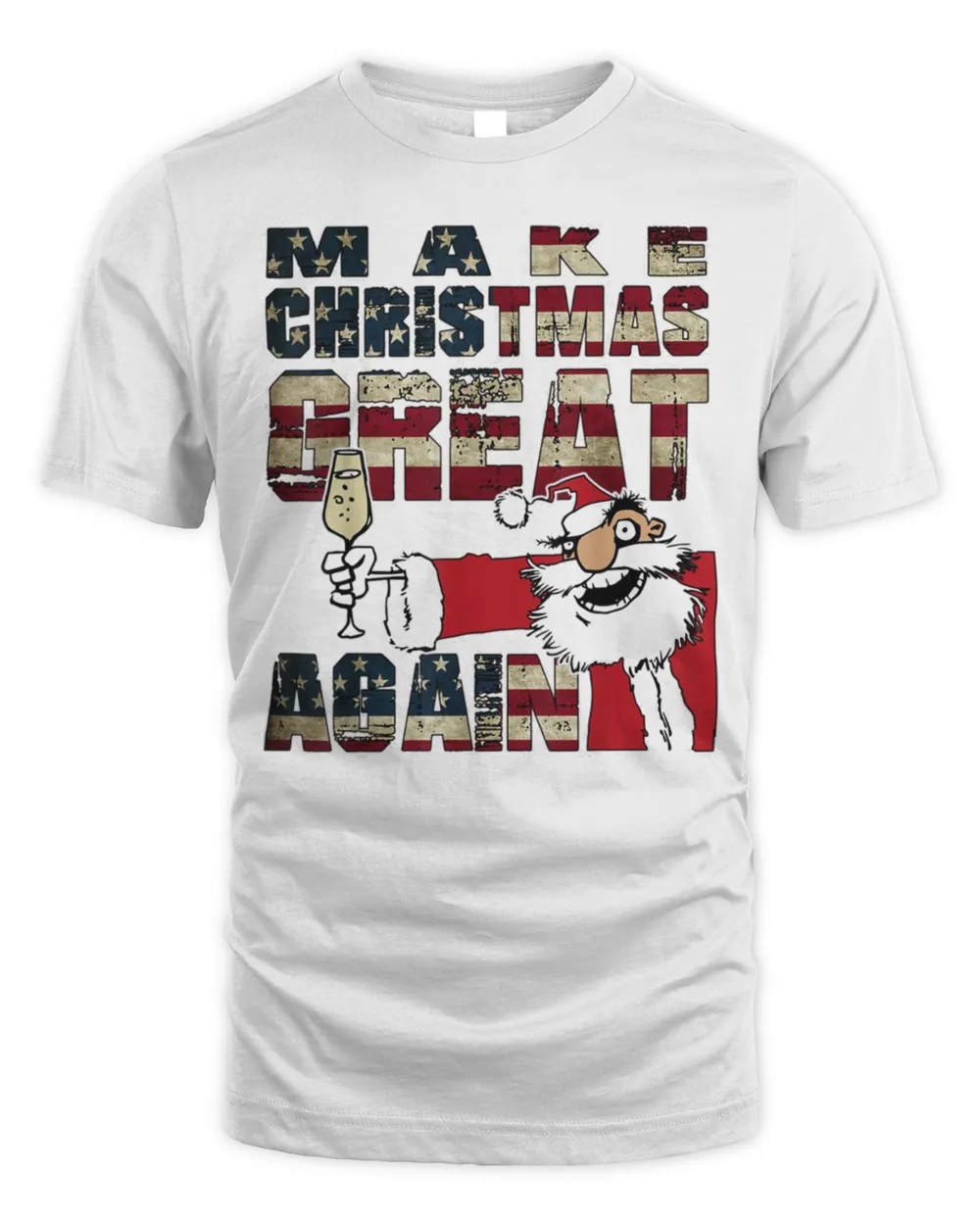 Make Christmas Great Again, Santa Clause, Xmas, Holiday Shirt