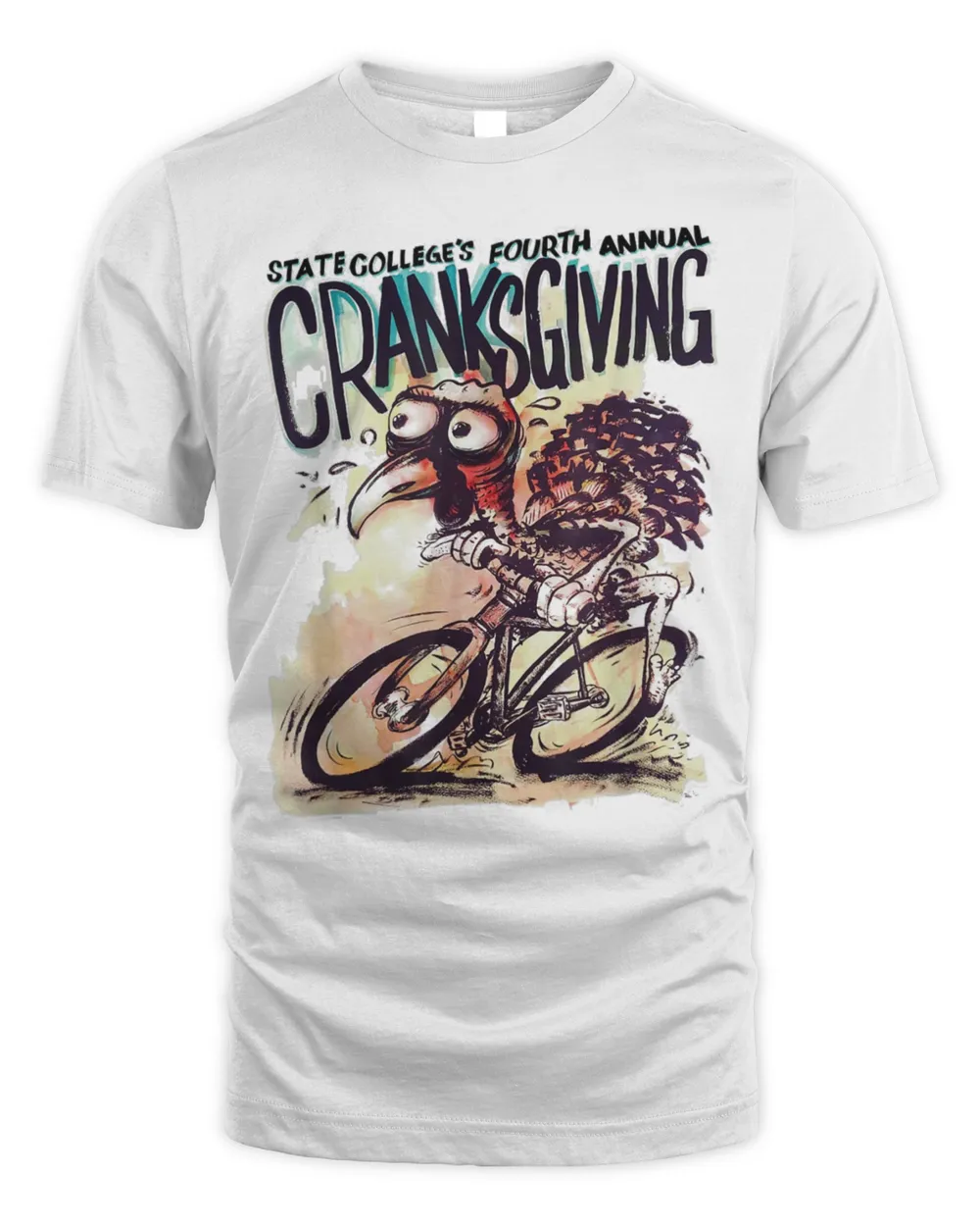 Cranksgiving State College PA 4th Annual Event T-Shirt